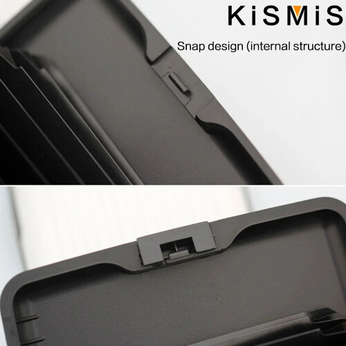 (Black) RFID Metal Wallet Card Protector Keep Your Cards Safe in Style 2