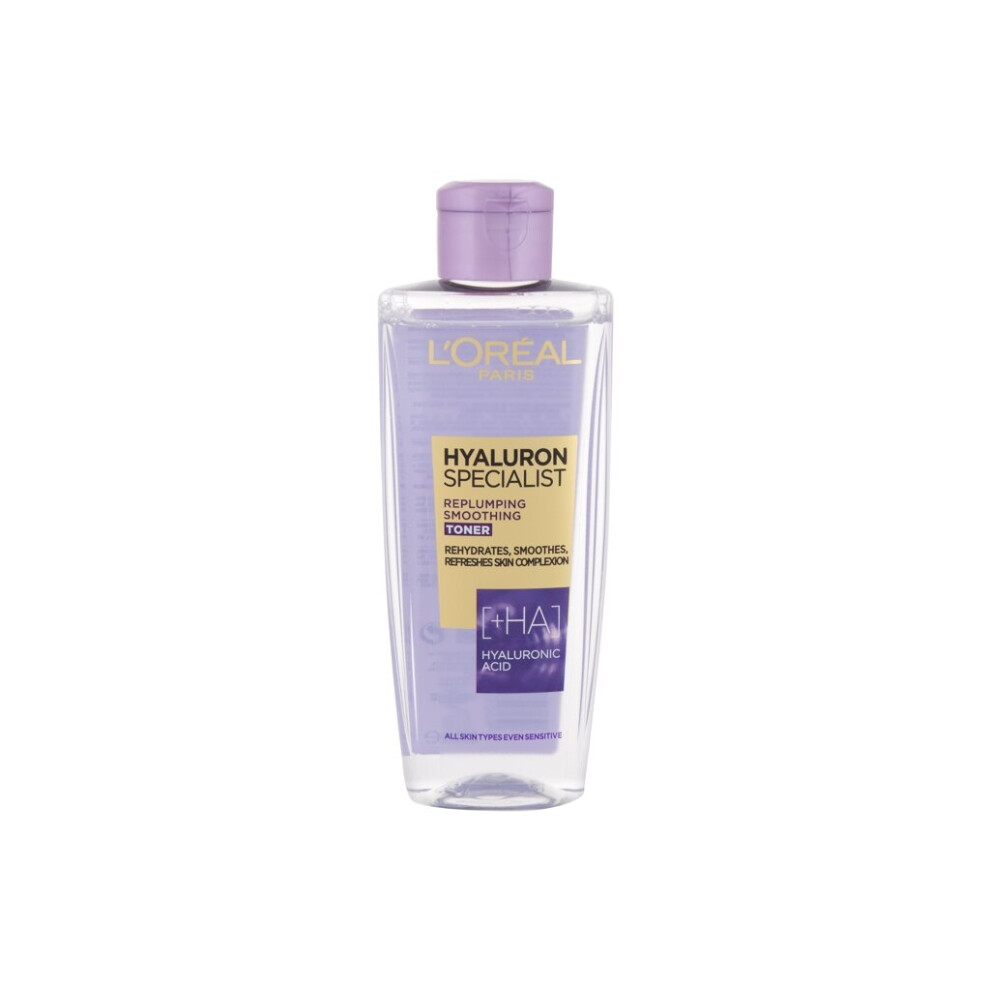 L'OrÃ©al Paris - Hyaluron Specialist Replumping Smoothing Toner - For Women, 200 ml