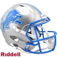 Riddell 9585500476 NFL Detroit Lions Style 2024 Riddell Speed Replica Helmet - Full Size