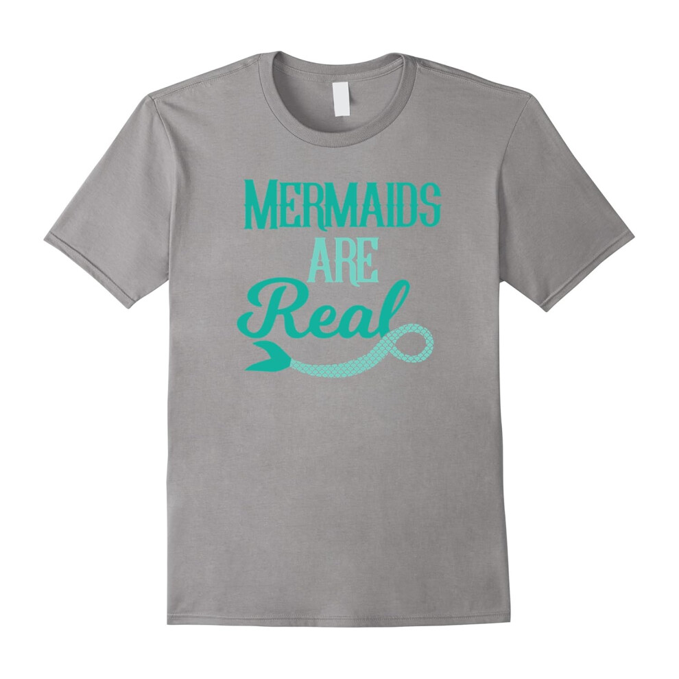 (M) Mermaids Are Real T-Shirt by Cute Mermaid Tees and Gifts-Father's Day