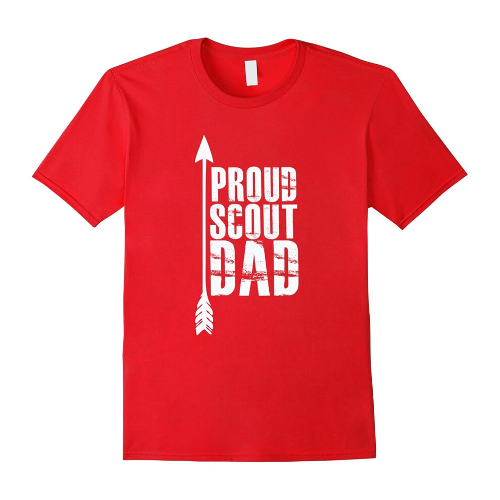 (XXL) Proud Scout Dad â Parent Father of Boy Girl Father's Dayub T Shirt-Father's Day