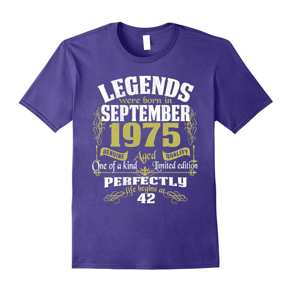 (M) September 1975 â 42th Birthday Gifts Funny Tshirt-Father's Day