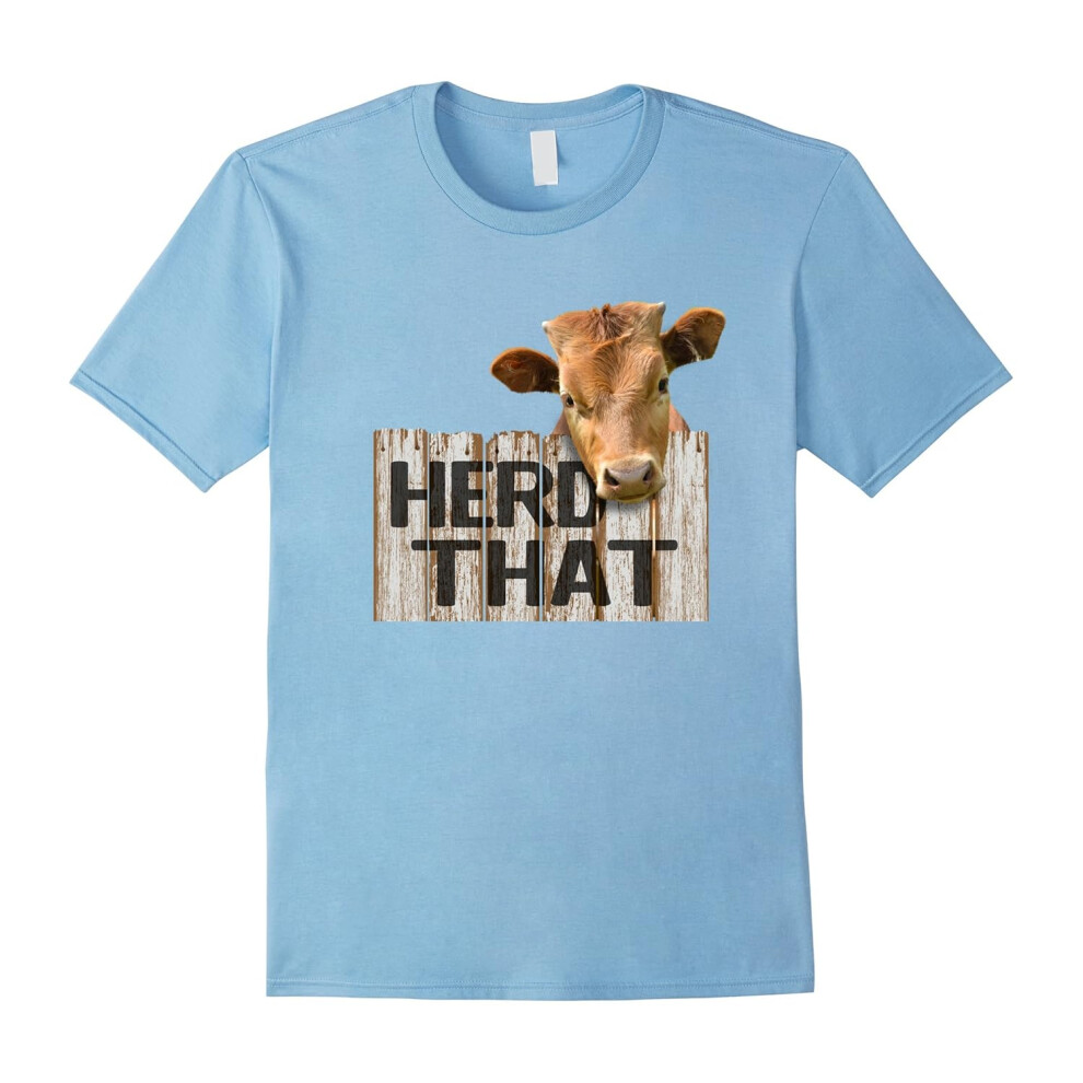 (XXL) I Herd That T Shirt Funny Cow Tee Cattle Lover Gifts Animal-Father's Day