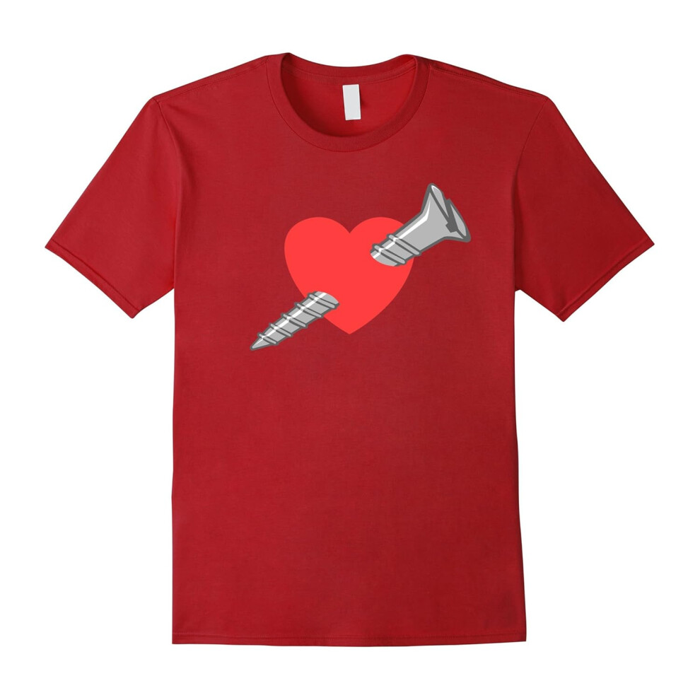 (XXXL) Screw Love Anti Valentines Day T-Shirt-Father's Day