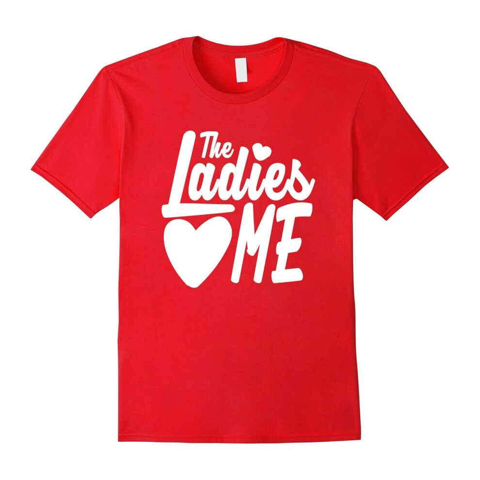 (M) The Ladies Love Me Valentine's Day Kids Cute Boys T-Shirt-Father's Day