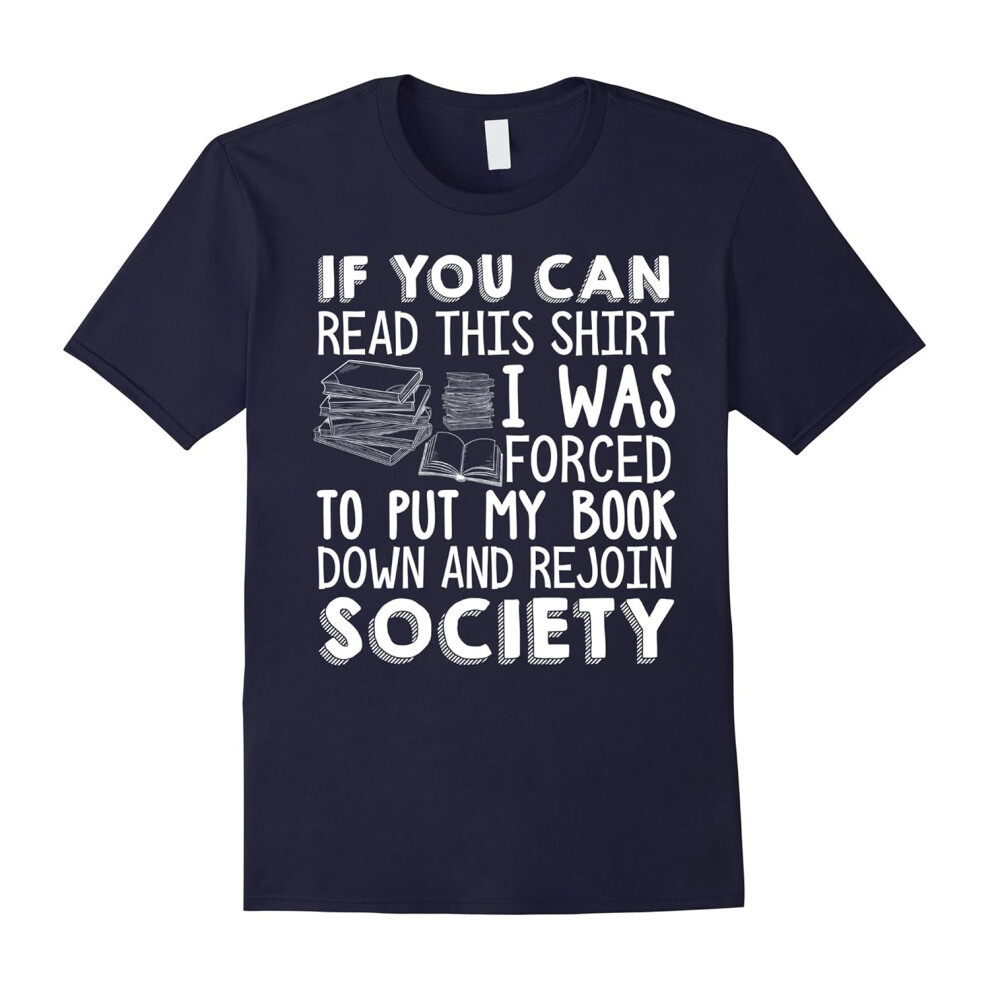 (XXL) If You Can Read This Book Lovers Novel Reading Funny T shirt-Father's Day