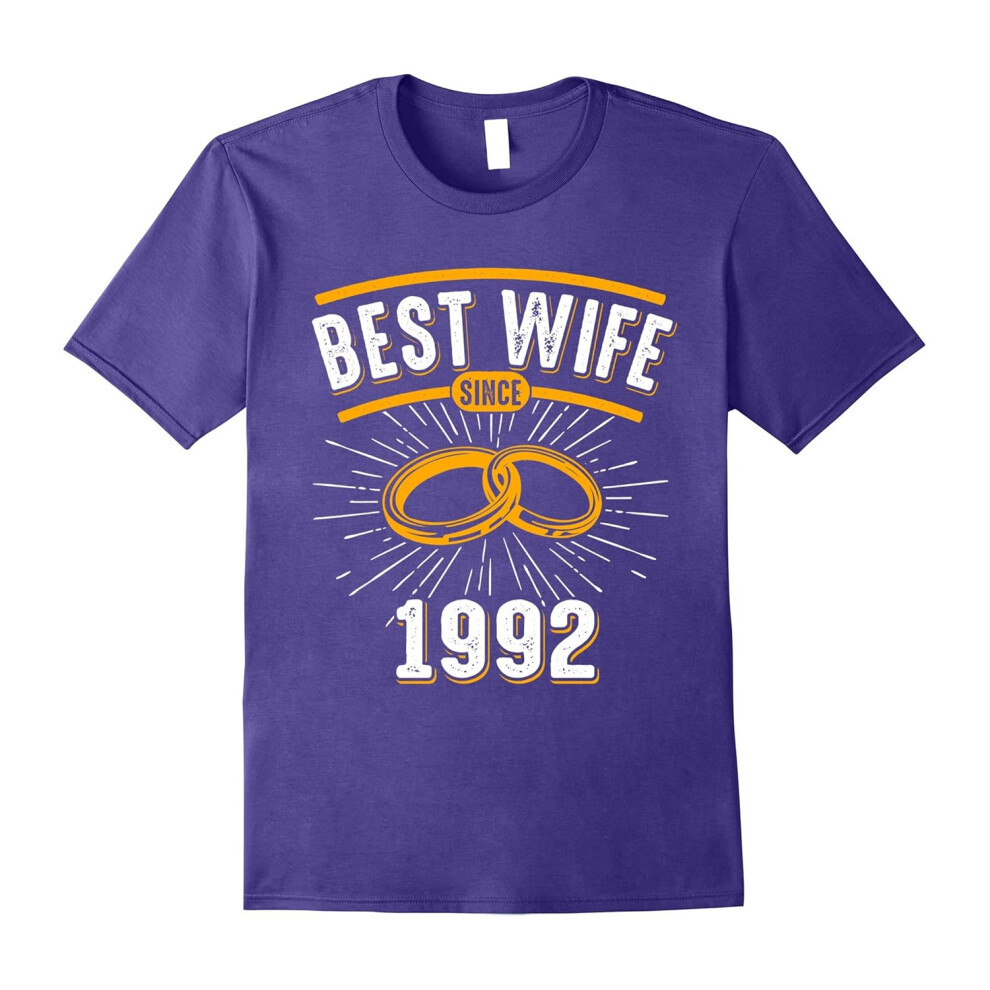 (XXXL) Best Wife Since 1992 25 Years Wedding Anniversary 25th Gifts-Father's Day