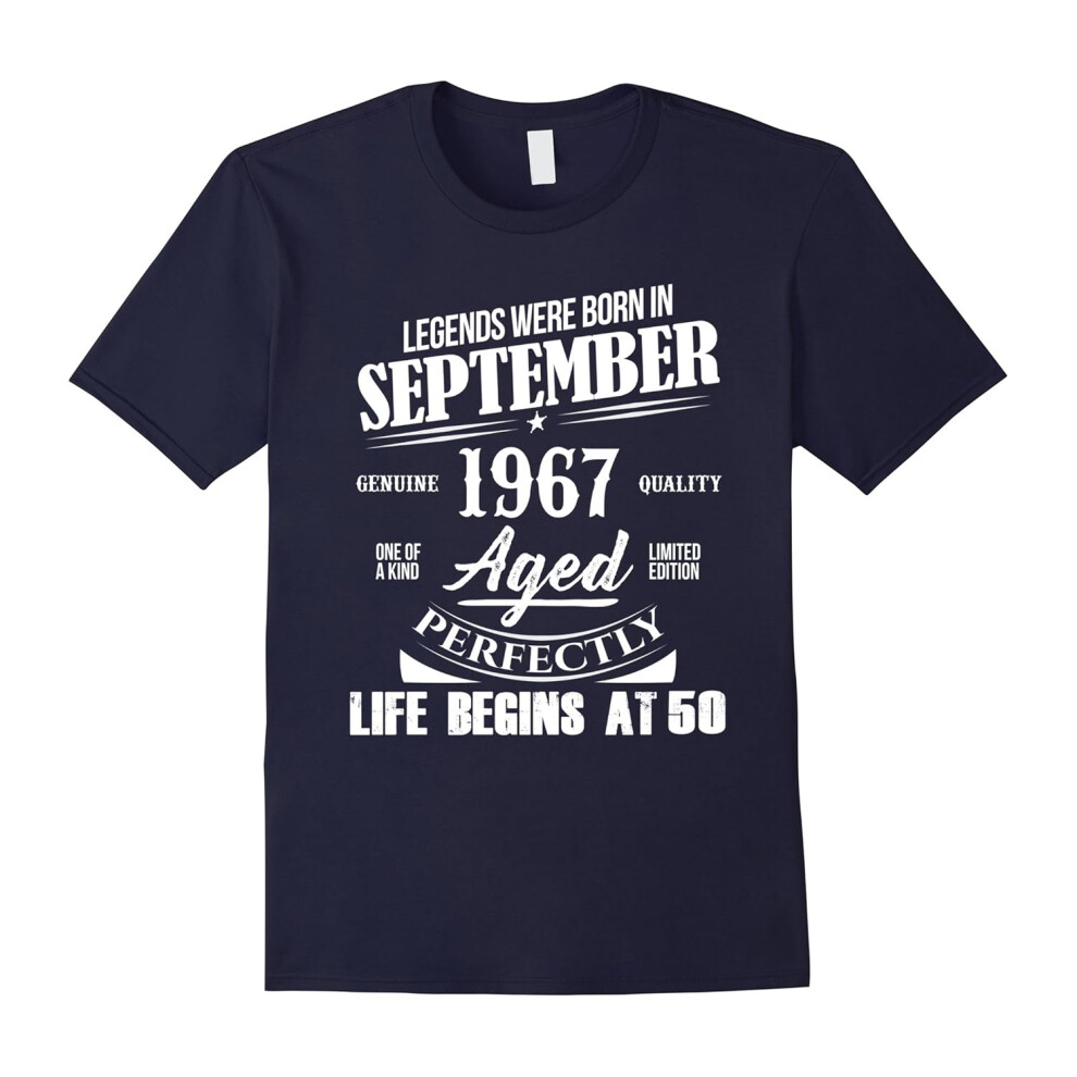 (XL) September 1967 50th Birthday Gifts 50 years old Bday Tee-Father's Day