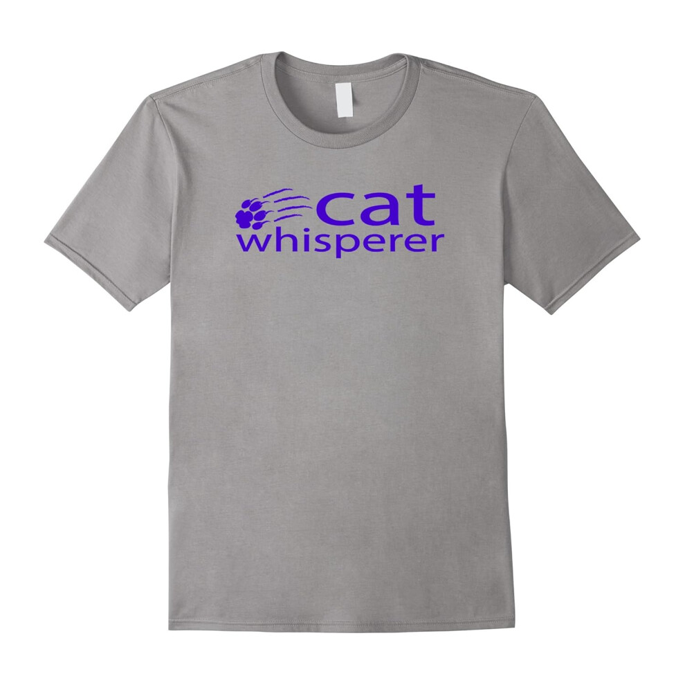 (XL) Cat Whisperer T Shirt Gift For Cat Lovers-Father's Day