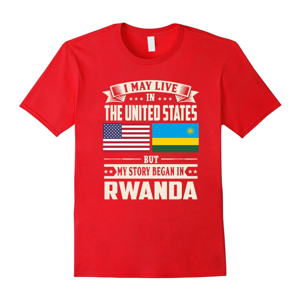 (M) Rwanda lovers in usa shirt-Father's Day