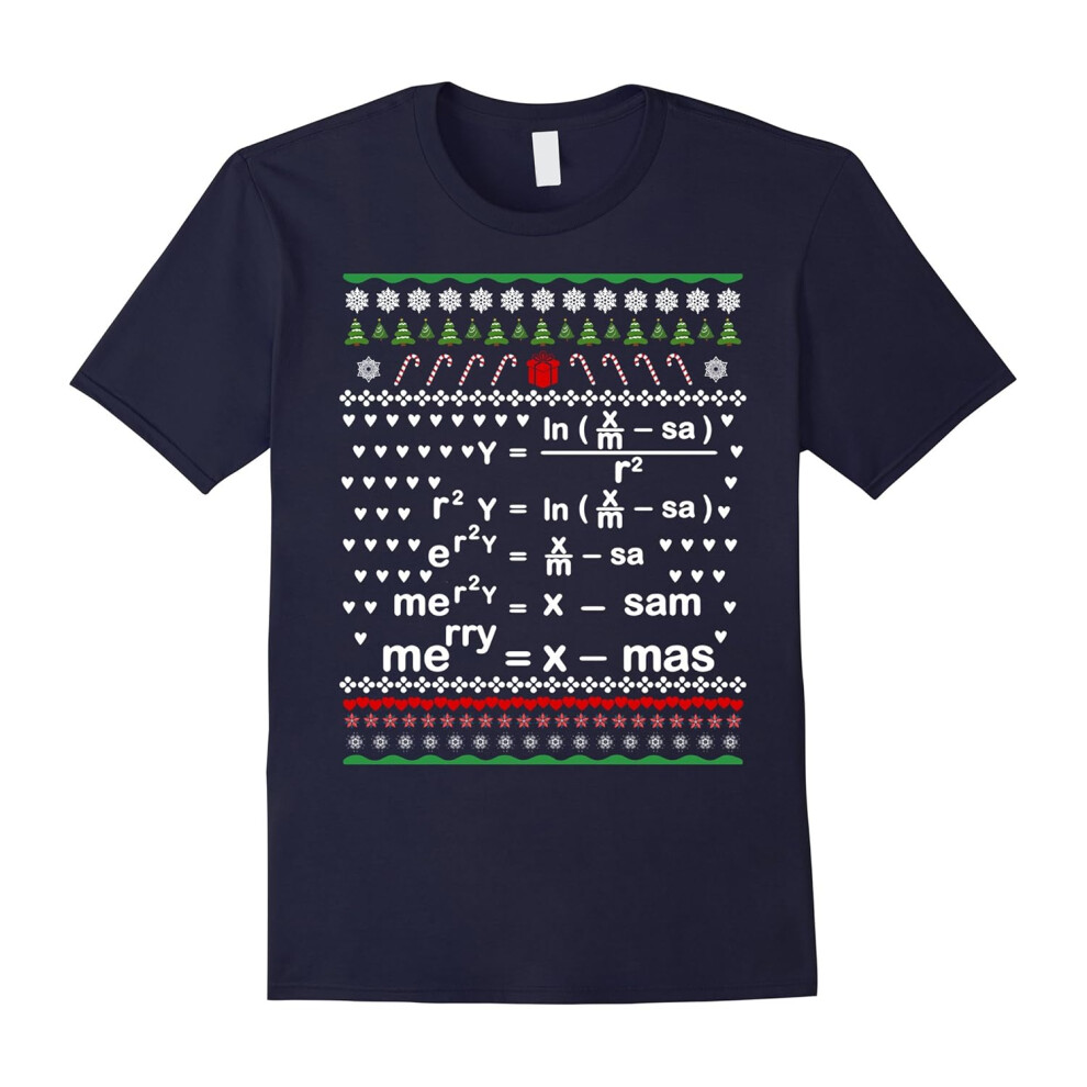 (XXXL) Math Christmas T Shirt, Perfect Gifts For Holiday Christmas-Father's Day