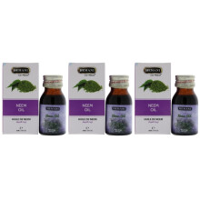 Hemani Neem Herbal Oil 30ml Pack Of 3 |Protect Body from Acne, Mosquitos & Lice|Antibacterial & Antifungal|Treat Infections&Parasites|Multipurpose Oil