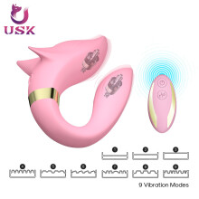 (pink) Couple Vibraot with Remote Control Wearable Vibrator G-Spot Clitoral Stimulation
