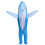 (Blue kid) Unique Standing Shark Inflatable Costume Props 1