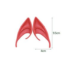 1Pair Cosplay Latex Fairy Angel Elf Ears Halloween Masquerade Party Co