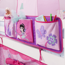(Fairies) Bed Tidy Pocket Organiser for Kids Cabin Bed