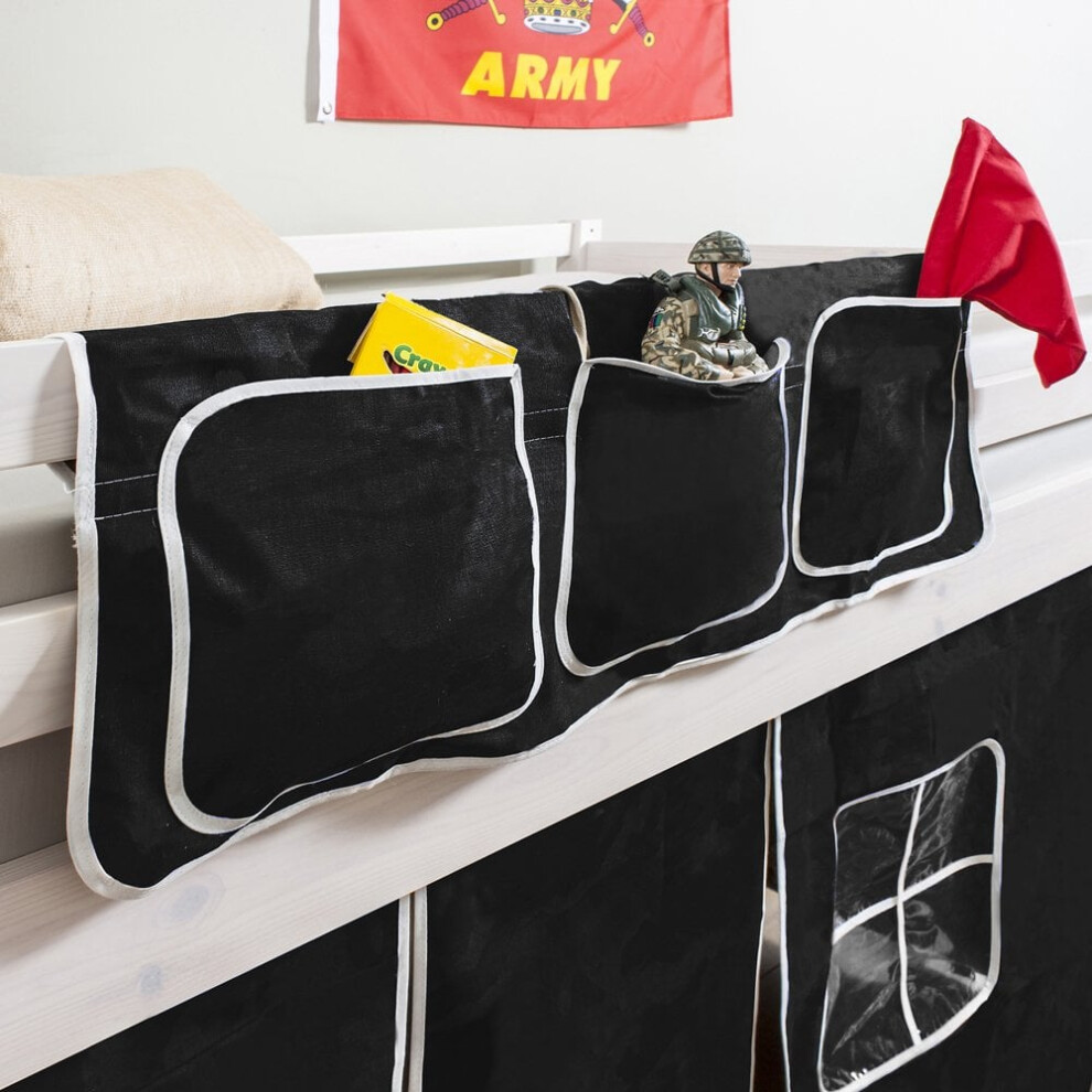 (Pirates) Bed Tidy Pocket Organiser for Kids Cabin Bed