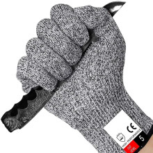 (XL) Cut Resistant Working Gloves, Level 5 Protection Safety Cuts Gloves for Home Kitchen