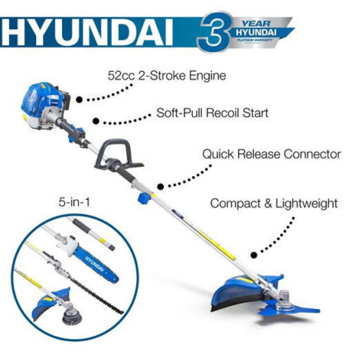 Hyundai Hyundai HYMT5200X-1 52cc Petrol Garden Multi Function Tool 1