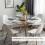 (100cm) Clear Round PVC Table Protector Waterproof Mat 6