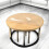 (110cm) Clear Round PVC Table Protector Waterproof Mat 5