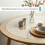 (120cm) Clear Round PVC Table Protector Waterproof Mat 8