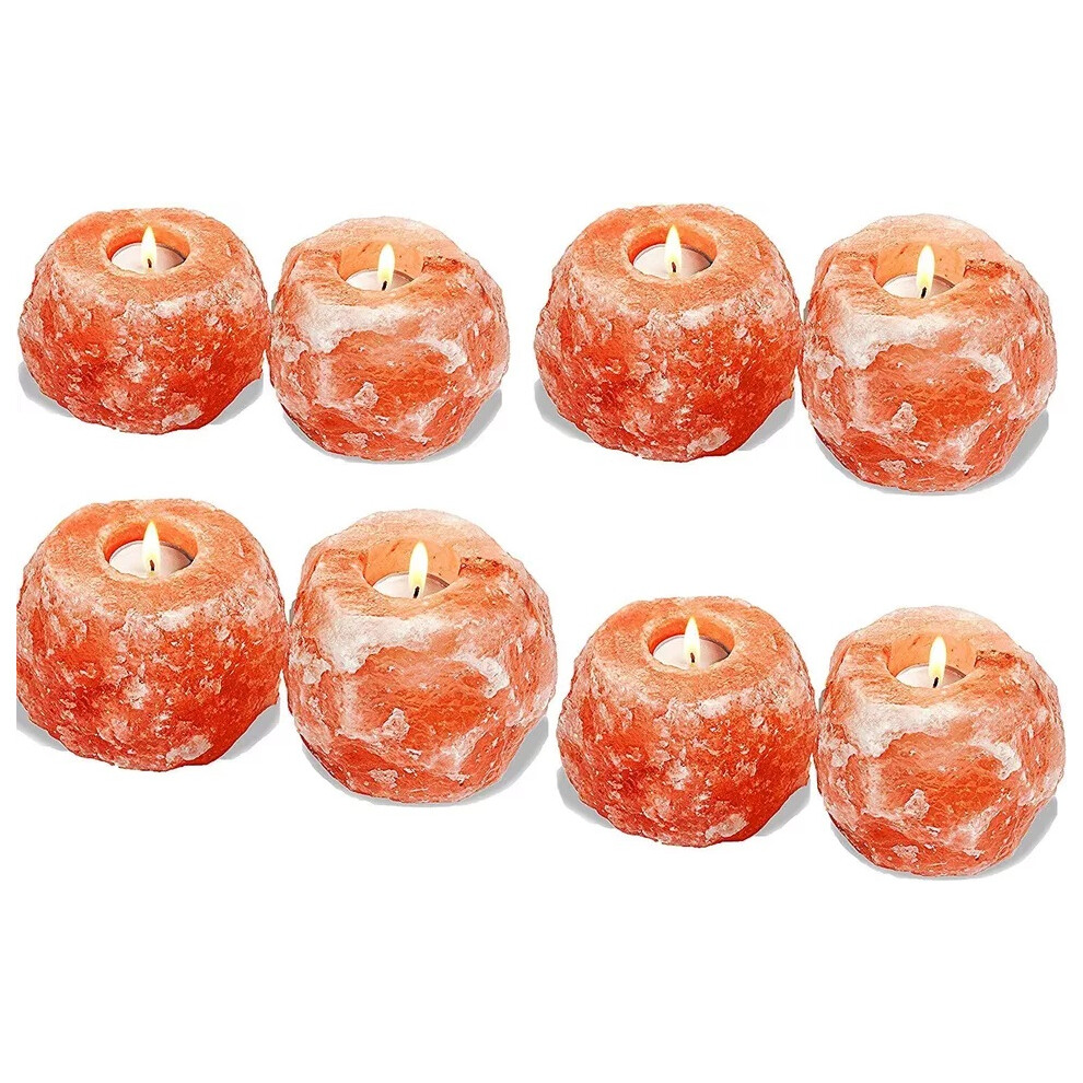 Himalayan Salt candle lamp Home Decore Natural Healing Air Purifier 8x