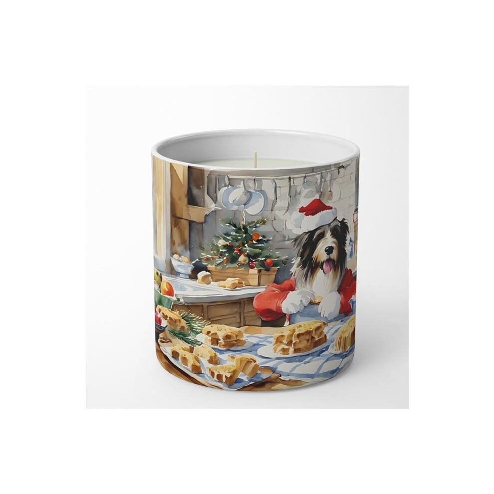Carolines Treasures DAC3726CDL 10 oz Unisex Bearded Collie Christmas Cookies Decorative 100 Percent Soy Candle-image-OPC-PFDZHB9-NEW