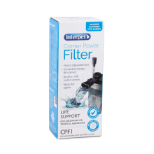 Interpet Internal Aquarium Fish Tank Safe Filtration Corner Power Filter CPF1 - 300L/ph + Spray Bar