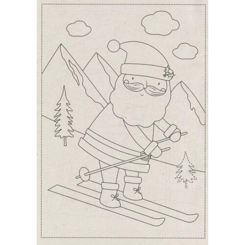 Christmas Colouring & Sticker Festive Activity Large Book 2