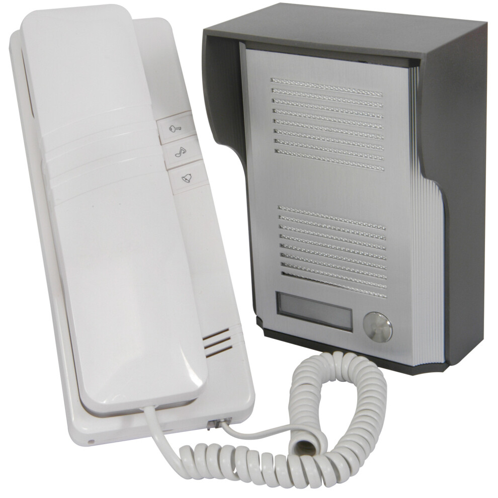 Wired Door Entry Phone Receiver System -100m Range- Security Intercom - Outdoor