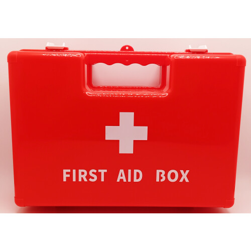 Steroplast Empty First Aid Box - Red - Durable Storage for Medical Supplies 1