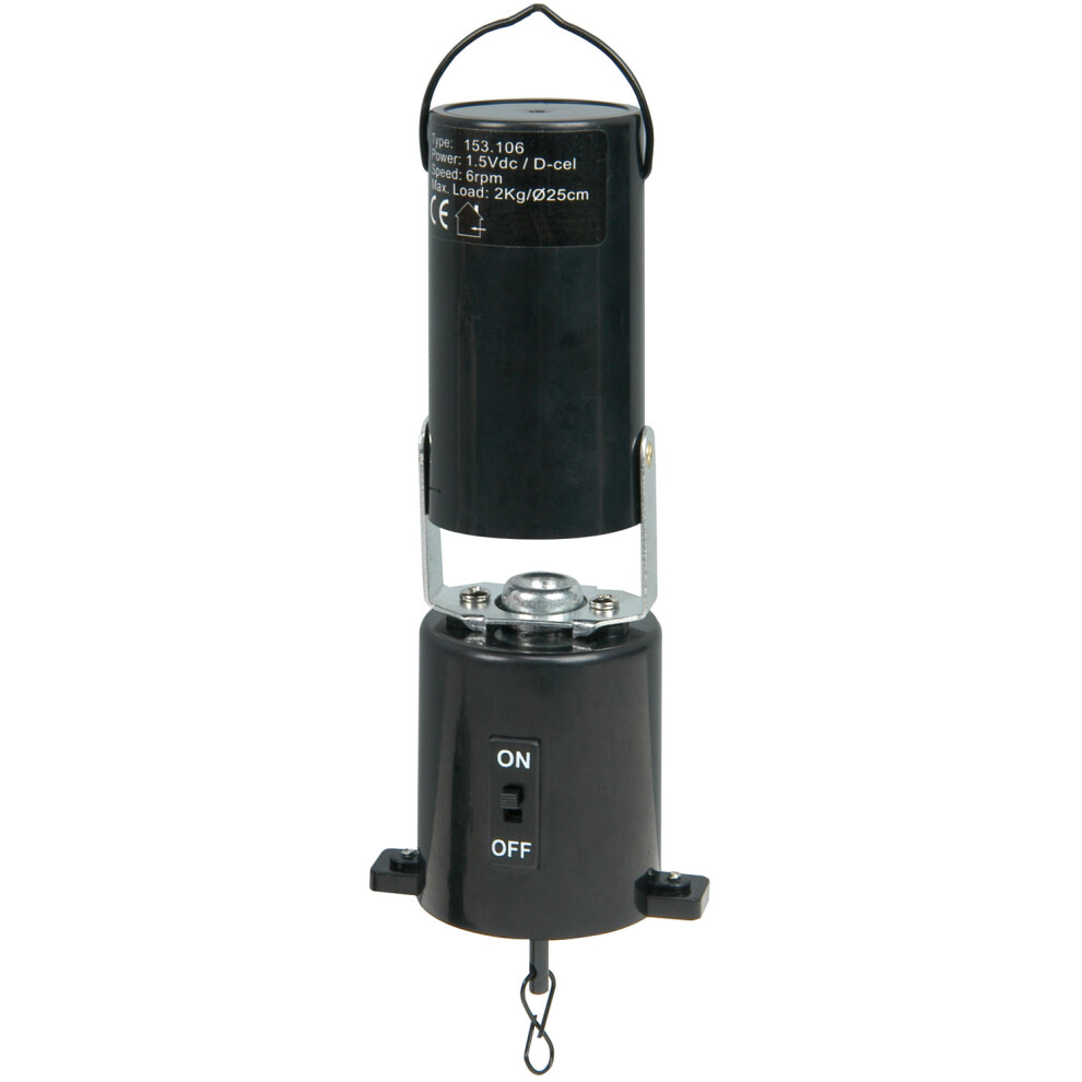 Battery Powered Motor for Rotating Mirror Glitter Ball up to 2KG