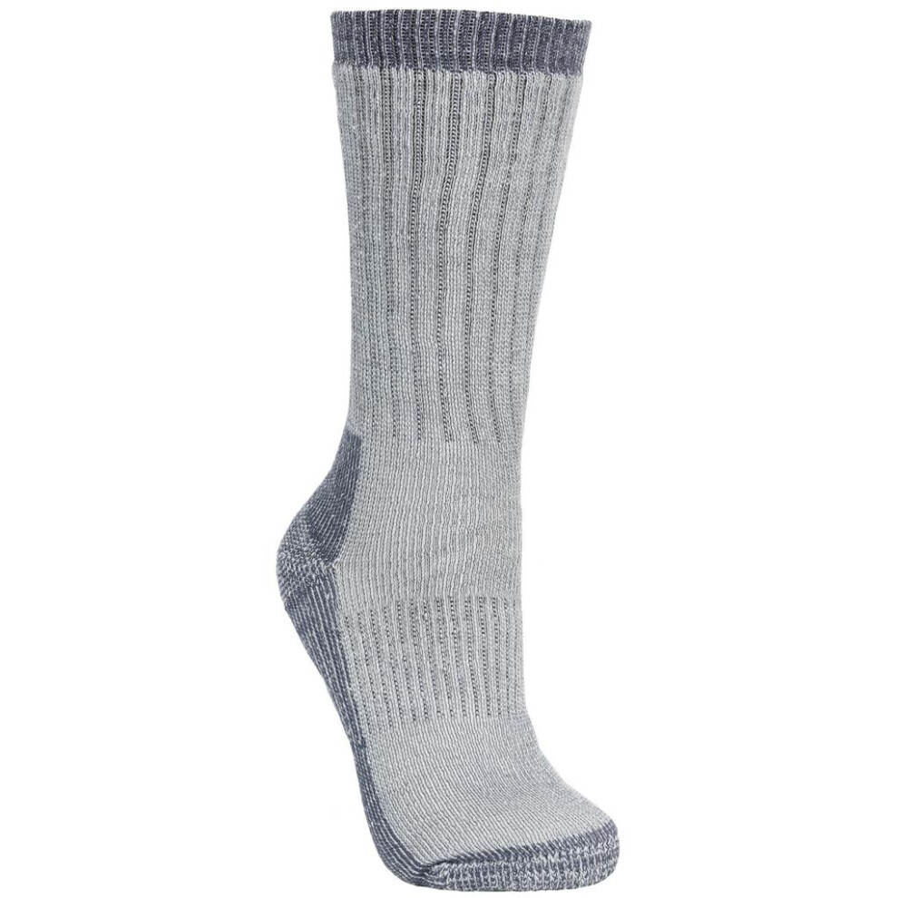 (6/9 UK, Heather) Trespass Womens/Ladies Springer Hiking Boot Socks (1 Pair)
