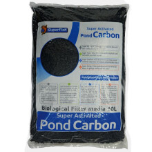 Superfish Carbon Filter Media for Ponds & Aquariums - 10 Litre, Phosphate Free, pH Neutral, Algae Prevention | 8040200