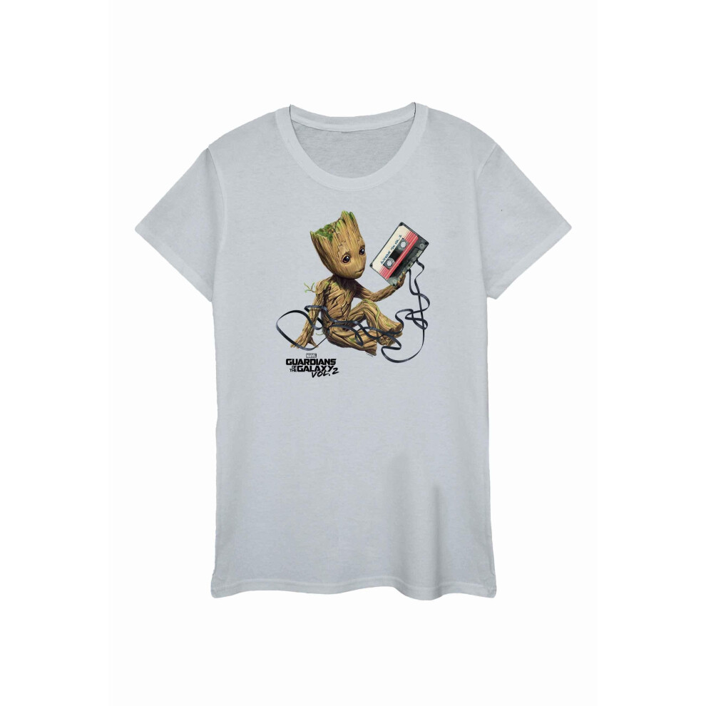 Guardians Of The Galaxy Groot Tape Cotton T-Shirt