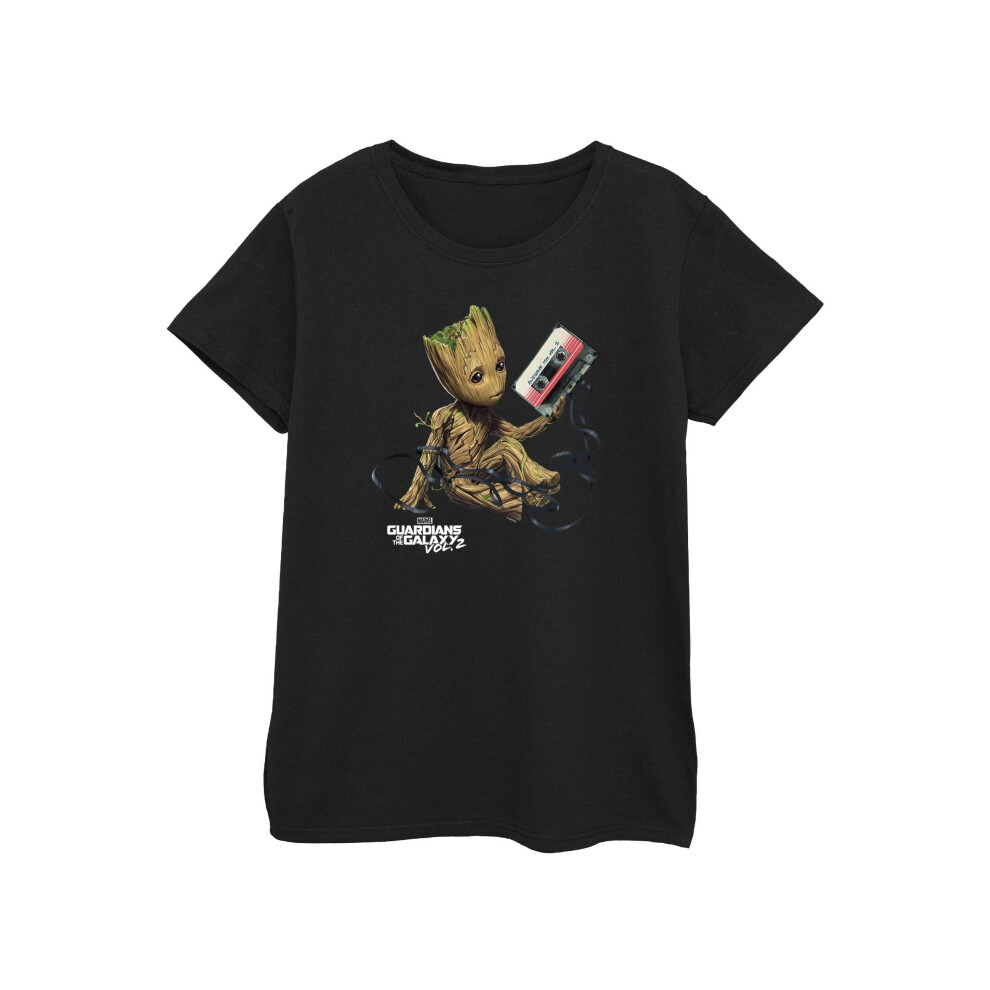 Guardians Of The Galaxy Groot Tape Cotton T-Shirt