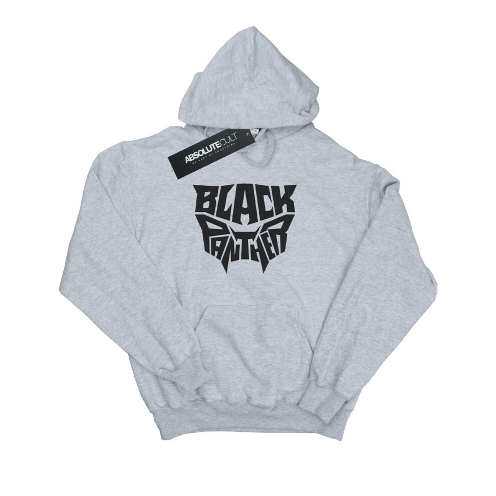 Black Panther Worded Emblem Hoodie