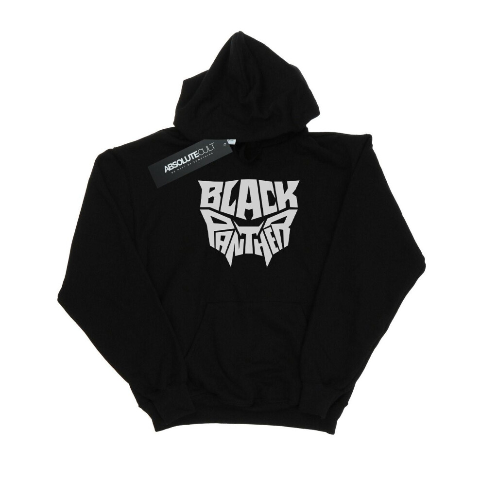 Black Panther Worded Emblem Hoodie