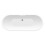 1415mm Freestanding Modern Double Ended Bath - Manhattan by Voda Design. 3