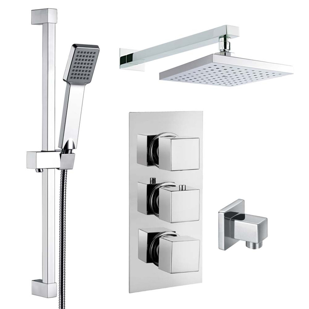 Adda Concealed Thermostatic Shower Set - By Voda Design