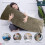 (5FT King, Aqua) Bolster Pillow Case Luxury Polyester Pillow 6