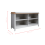 Noa and Nani Halmstad Storage Bench in Grey and Natural Pine 2
