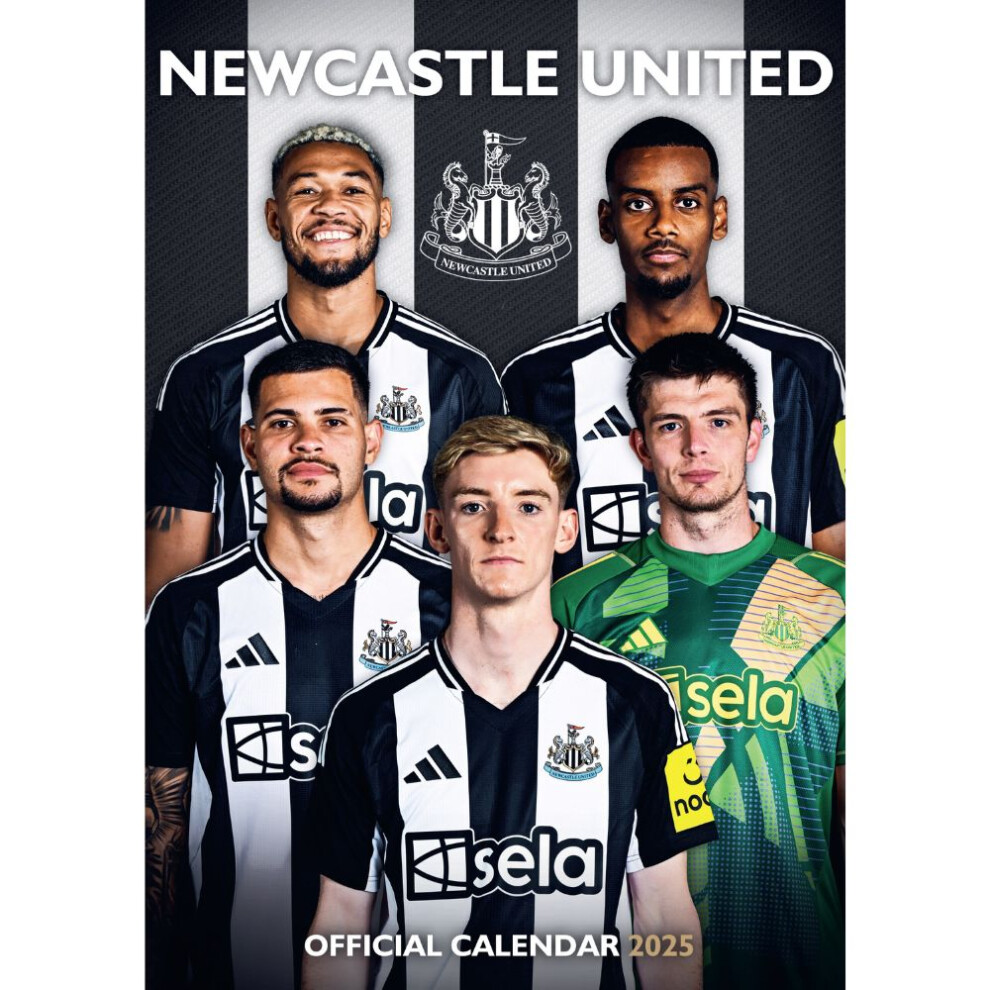 2025 Calendar Newcastle United FC A3 Calendar Official Product