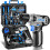Tool Kit: DEKO Drill Set with Cordless Drill, Tool Kit Set Box 1