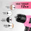 Tool Kit: DEKO Tool Set Box with 8V Cordless Drill, Pink Hand Tool Kit 4