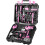Tool Kit: DEKO Tool Set Box with 8V Cordless Drill, Pink Hand Tool Kit 5