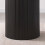 WWE Sombra Round Wood Grain Effect Black Dining Table 3