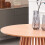 WWE Catalina Round Wood Grain Effect Dining Table 4