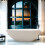 Talavera Matt White Freestanding Stone Bath 1700mm 2